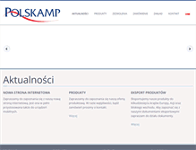Tablet Screenshot of polskamp.pl